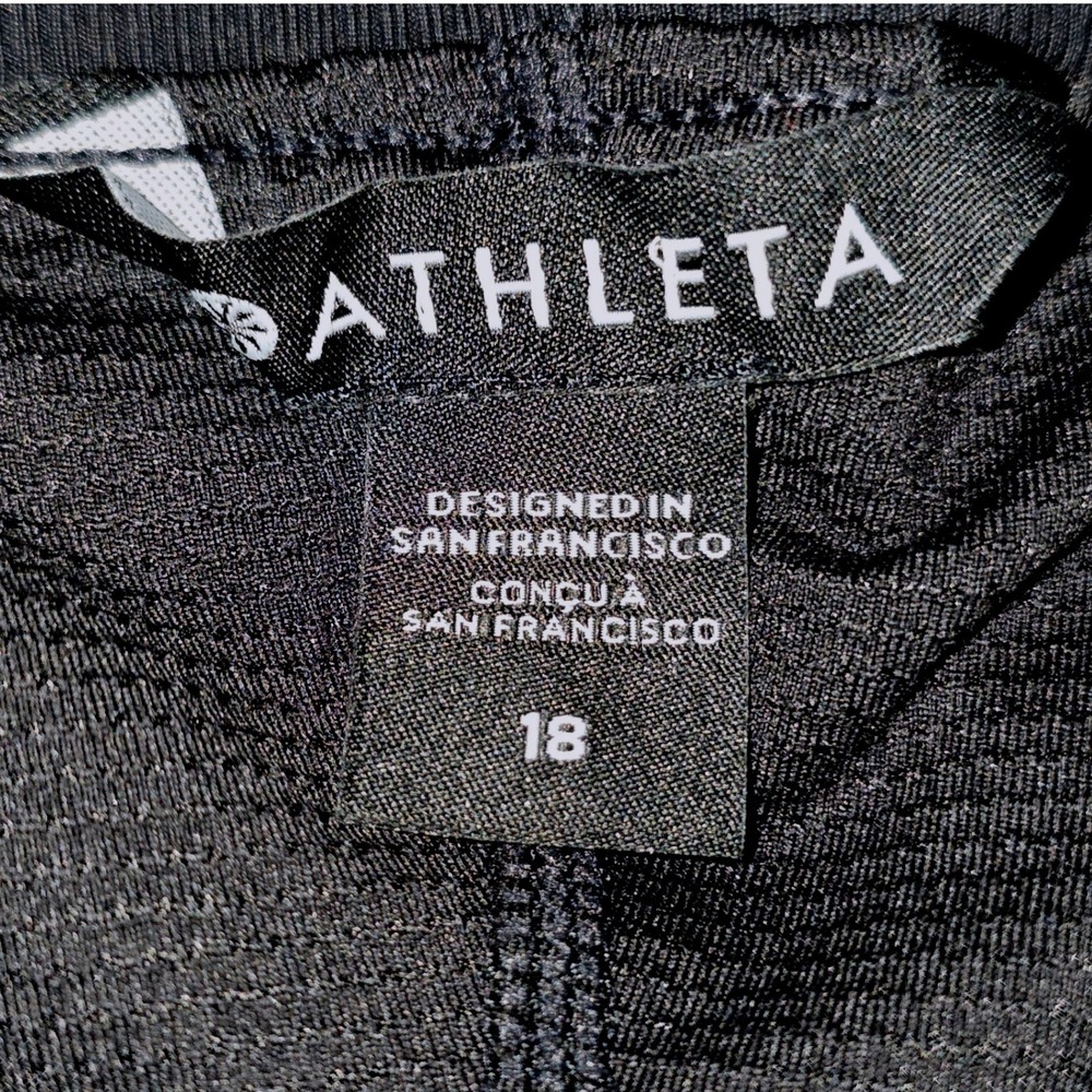 Athleta Women's Plus Size Brooklyn High Rise 17" Skort Black 18 Activewear EUC - Picture 6 of 11